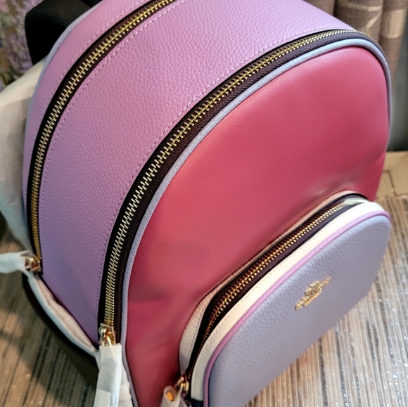 Coach Court Backpack in Colorblock - Picture 4 of 12